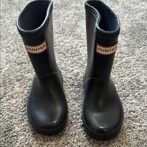 Hunter Kids Navy Blue Rain Boots size 7 US